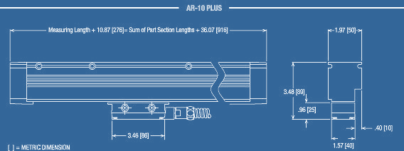 AR-10 PLUS dimensions
