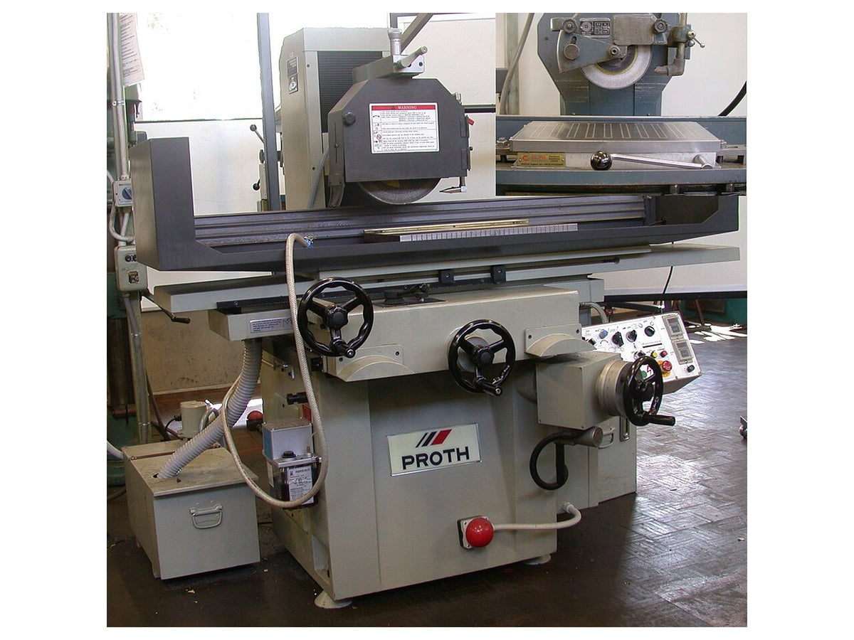Illustrative surface grinder (not an AMI installation)