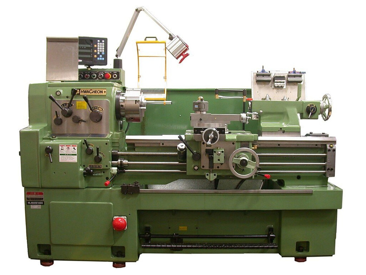 Illustrative engine lathe (not an AMI installation)