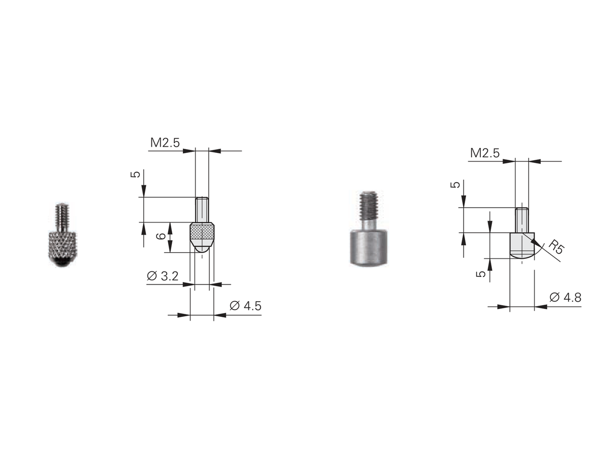 HEIDENHAIN Measuring Contacts for Length Gauges